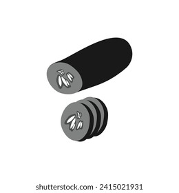 cucumber icon vector illustration design