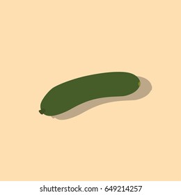 Cucumber icon, vector illustration design. Vegetables collection.