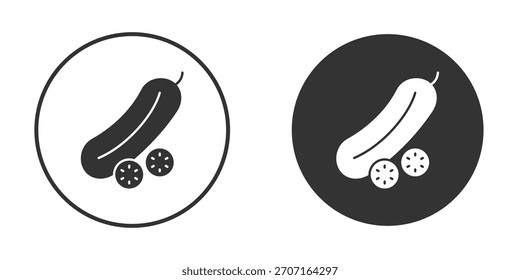 Ícone de pepino para design de site, logotipo para web e apps.