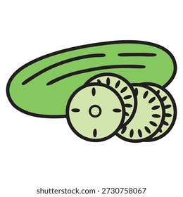 cucumber logo icon vector design