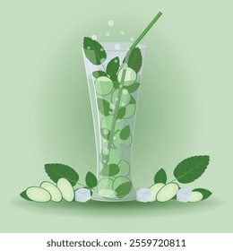 Cucumber Mint Smoothie for Healthy Eating