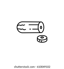 Cucumber outline icon