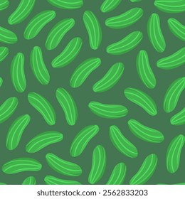 cucumber pattern Background. flat illustration cucumber background. seamless pattern cucumber. cucumber flat illustration background.