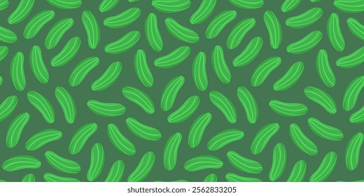 cucumber pattern Background. flat illustration cucumber background. seamless pattern cucumber. cucumber flat illustration background.