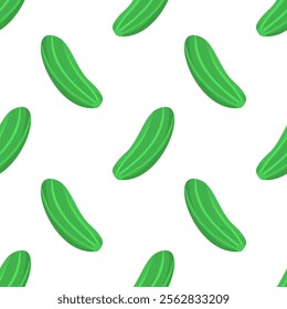 cucumber pattern Background. flat illustration cucumber background. seamless pattern cucumber. cucumber flat illustration background.