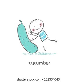 Cucumber and people