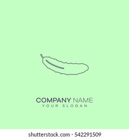 cucumber sign. icon design