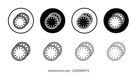 Cucumber slice icon Symbol mark in filled style