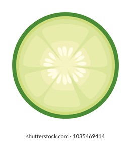 cucumber slices icon