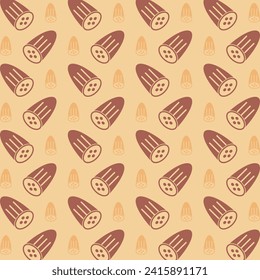 Cucumber trendy design brown repeating pattern vector illustration background