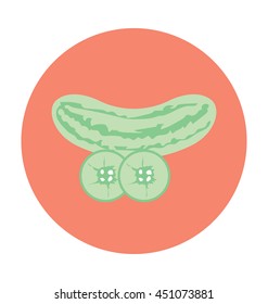 Cucumber Vector Icon
