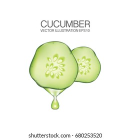 Cucumber, Vector illustration EPS10