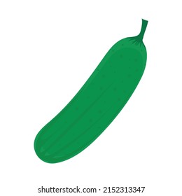 cucumber vegetable food icon isolated