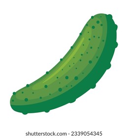 ícono orgánico de pepino aislado
