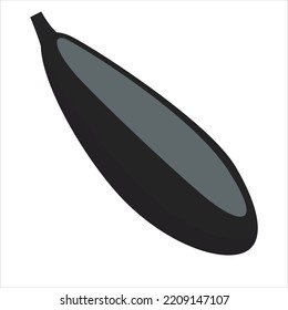 Cucumber vegetable silhouette vector illustration