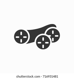 Cucumbers icon, illustration isolated vector sign symbol