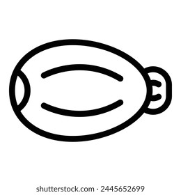 Cucurbits squash icon outline vector. Vegetarian food. Fresh garden veggie