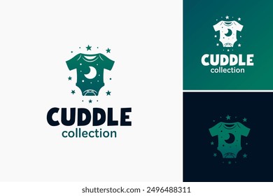 Cuddle Kids Collection Logo Design Template: Radiates warmth  playfulness, perfect for children's apparel brands or toy stores. Layered EPS Vector