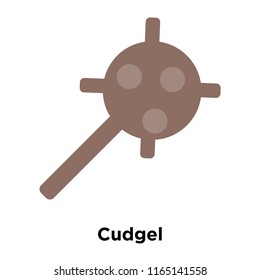 Cudgel icon vector isolated on white background, Cudgel transparent sign , historical stone age symbols