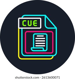 CUE Line Multi Colour Circle