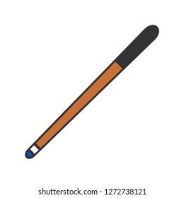 Cue Stick Icon Logo Template Element