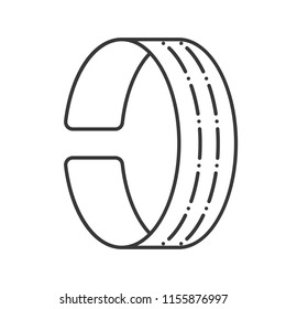 Cuff Bracelet, Outline Icon