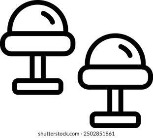 Cuff Links Icon Design For Personal and Commerial Use