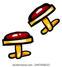 Cufflink - Hand Drawn Doodle Icon