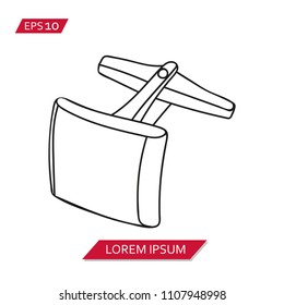 cufflink vector icon symbol