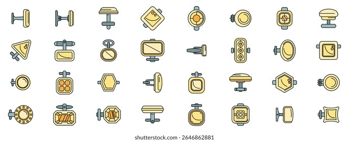 Cufflinks add a touch of sophistication to any formal attire, showcasing attention to detail and personal style