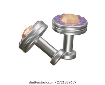 Icono de gemelos Ilustración 3D Render