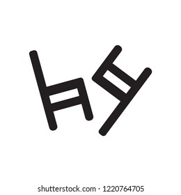 Cufflinks icon. Trendy Cufflinks logo concept on white background from Luxury collection. Suitable for use on web apps, mobile apps and print media.