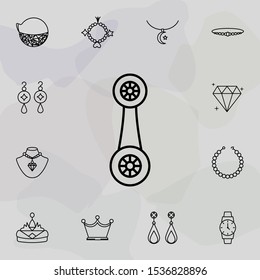 cufflinks icon. Universal set of jewelry for website design and development, app development