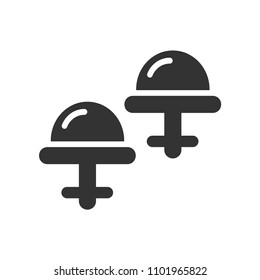 cufflinks vector icon