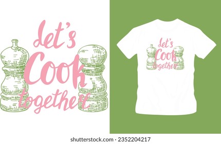 cuisine food quotes hand lettering typography vector illustration t-shirt design editable template
