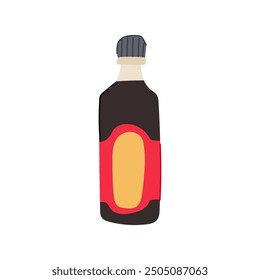 cuisine soy sauce cartoon. fermentation salty, flavor dipping, sushi teriyaki cuisine soy sauce sign. isolated symbol vector illustration