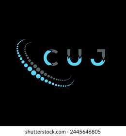 CUJ letter logo abstract design. CUJ unique design. CUJ.
