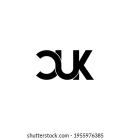 cuk letter original monogram logo design