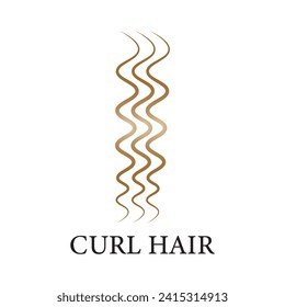 cul hair logo,Hair salon vector logo design template,Hair logo,Abstract gold  Hair Logo Letter S isolated .