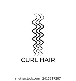 cul hair logo,Hair salon vector logo design template,Hair logo,Abstract black Hair Logo Letter S isolated .wave hair logo.