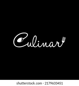 Culinar typography, Cooking class design elements, Kitchen emblems, symbols, icons, food studio labels, badges collection. Business signs template, logo, identity, culinary school labels