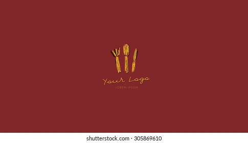 Culinary abstract logo, icon for your restaurant in vector format