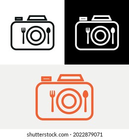 Culinary Camera Food Photography Lens Logo