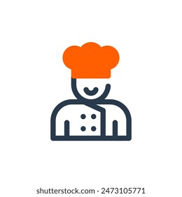 Culinary Chef Vector Icon Illustration