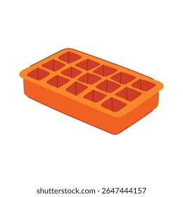 culinary fresh herb freezing tray cartoon. aroma flavor, efficiency organize, compact versatile culinary fresh herb freezing tray sign. isolated symbol vector illustration