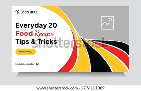 Culinary Journey A colorful culinary design showcasing Everyday 20 Food Recipe Tips and Tricks perfect for food bloggers, recipe developers, and culinary enthusiasts.
