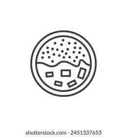 Kulinarisches Kare Raisu Icon Set mit japanischen Curry- und Reisgerichten