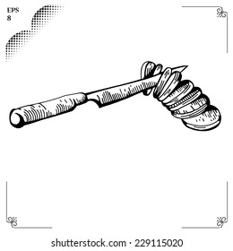 Culinary knife cut Rondelle. Cooking steps. Methods of Cooking. slicing food into rings. Process of cookery