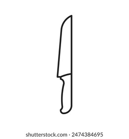 Culinary Knife Icon Ideal for Chef Tools and Kitchen Themes