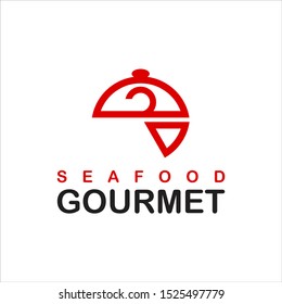 culinary logo design fun of seafood gourmet vector for fish design template 